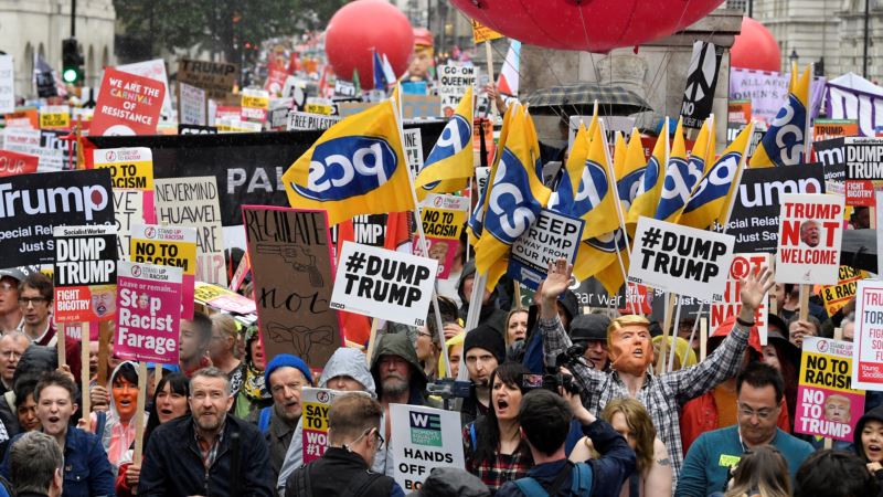 London: Protesti zbog Trampove posete