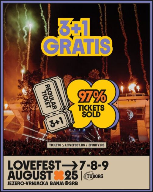 Lovefest gotovo rasprodat!