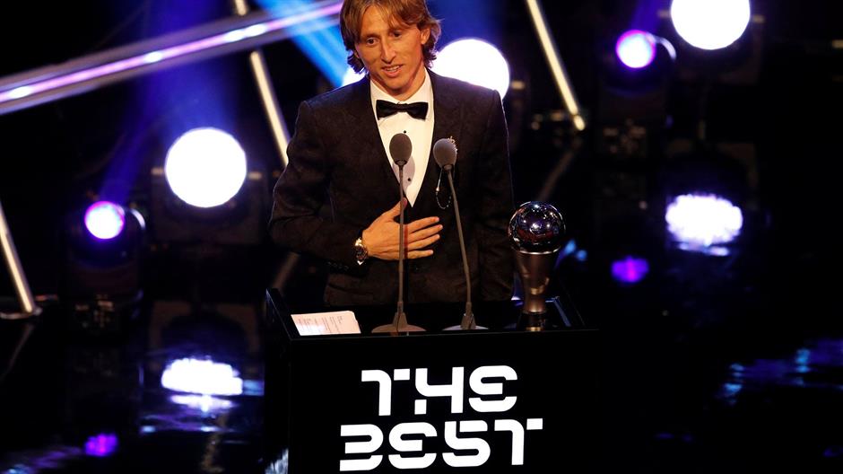 Luka Modric best Fifa mens footballer of the year