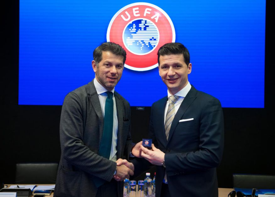MARKO PANTELIĆ U SEDIŠTU UEFA RASPRAVLJAO O VAR TEHNOLOGIJI: Radimo na tome da fudbal bude još lepši i jednostavniji
