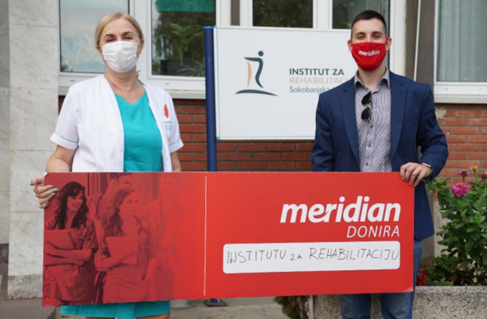 MERIDIAN I DALJE SNAŽNO UZ LEKARE: Velika donacija Institutu za rehabilitaciju u Beogradu