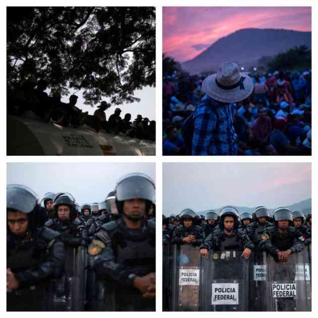 MIGRANTIMA OSLOBOĐEN PUT KA SAD: Policija se povukla, oni odbili da ostanu u Meksiku (FOTO)