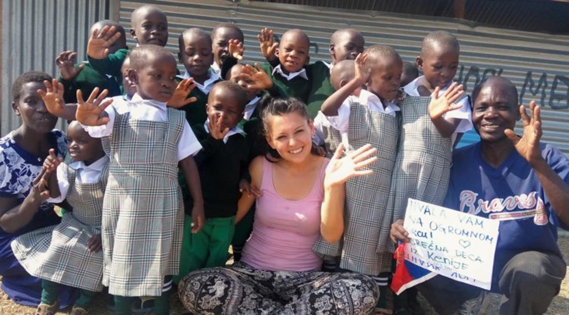 MILICA AS INSPIRATION: Girl from Serbia helped rebuilding of school in Kenya (PHOTO)