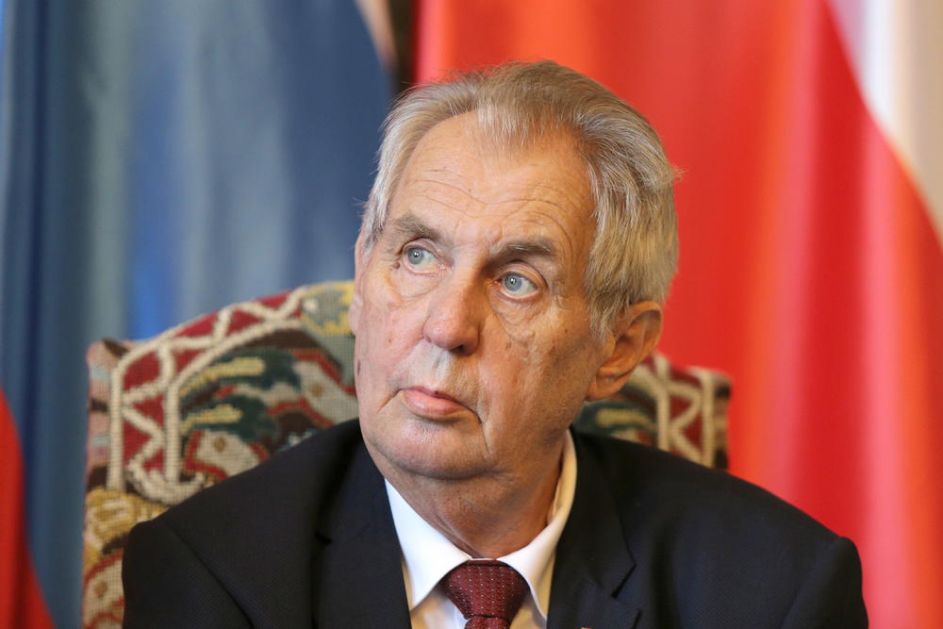 MILOŠ ZEMAN PREBAČEN NA INTENZIVNU NEGU: Predsednik Češke hospitalizovan nakon sastanka sa premijerom