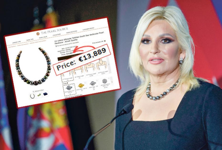 MINISTARKA OPET ŠOKIRA LUKSUZOM: Zorana Mihajlović nosi ogrlicu od 14.000 evra?!