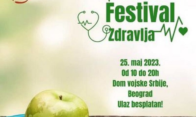 MISLI RANIJE, BIRAJ ZDRAVIJE: „Prolećni festival zdravlja” 25. maja