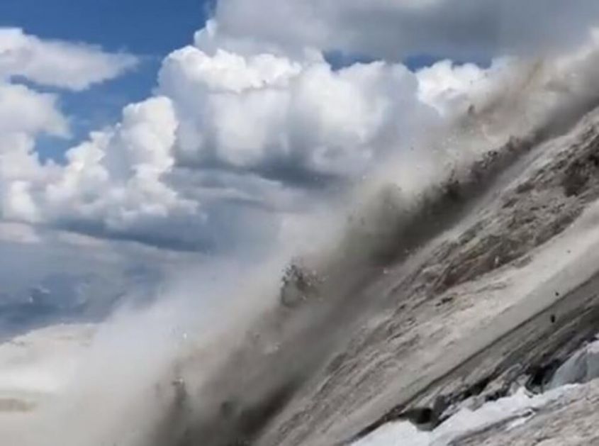 MISLILI SMO DA DOLAZI AVION: Jezivo svedočenje žene koja je snimila smrtonosnu lavinu u Italiji VIDEO