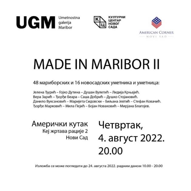 Made in Maribor II izložba u Američkom kutku (AUDIO)