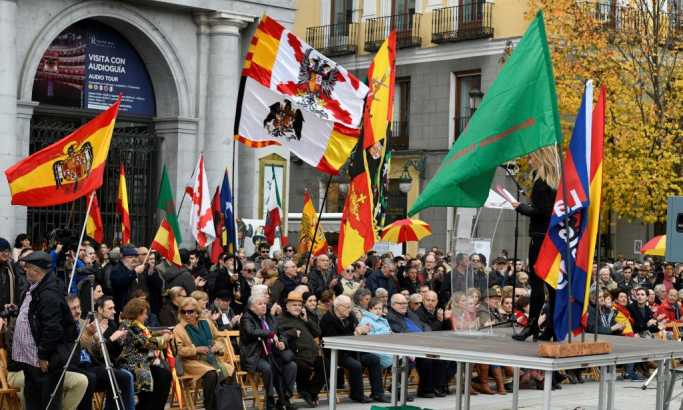 Madrid: Golim grudima protiv fašizma (FOTO)