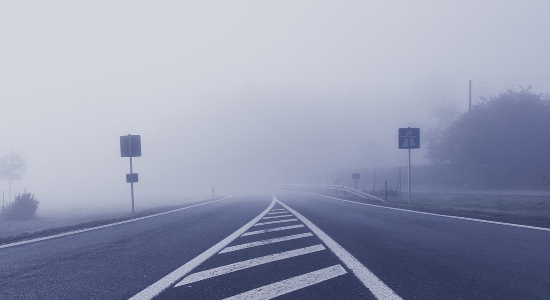 Magla na autoputu kod Leskovca