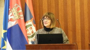 Maja Gojković osudila pokušaj ulaska demonstranata u parlament