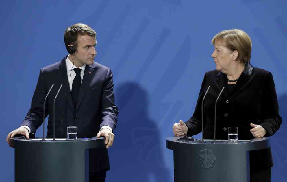 Makron i Merkel o francusko-nemačkom savezu i evropskoj vojci