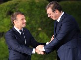Makron nakon razgovora sa predsednikom Vučićem pozdravio blisku saradnju Francuske i Srbije
