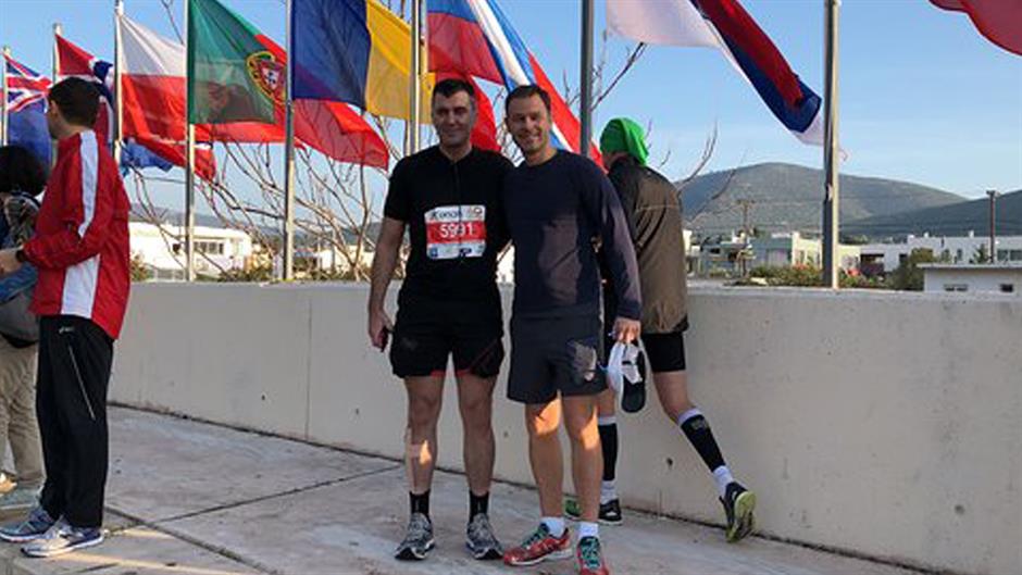 Mali i Đorđević trčali Atinski maraton: Promovišemo Srbiju