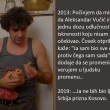 Manojlovic o Vucicu (2013), Kosovu (2019)