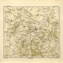 Mapa Kragujevca iz 1893. godine