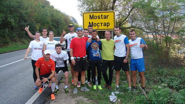 Maraton za Ginisa 49/55 - Neumornog Kragujevčanina pozdravili i Mostarci!