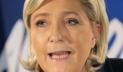 Marin Le Pen u sedištu Trampovog štaba