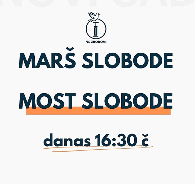 „Marš slobode“ danas u organizaciji zborova građana, a potom zajedničko gledanje filma o studentkoj borbi
