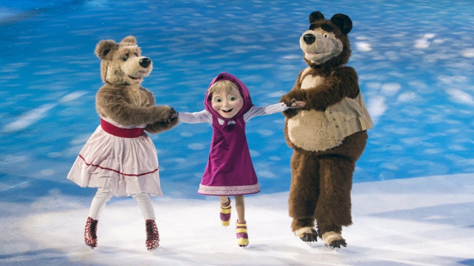 Maša i Medved na ledu!