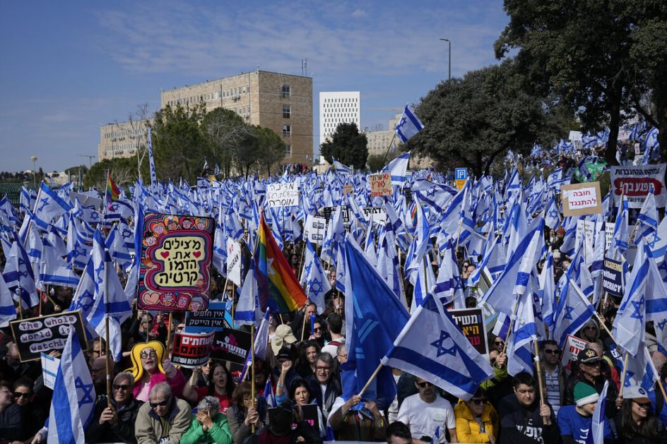 Masovni protesti u Izraelu protiv Netanijahuove reforme pravosuđa