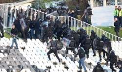 Meč Čukaričkog i Partizana prekinut zbog incidenata publike, nastavlja se sutra