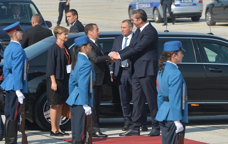 Medvedev u Srbiji