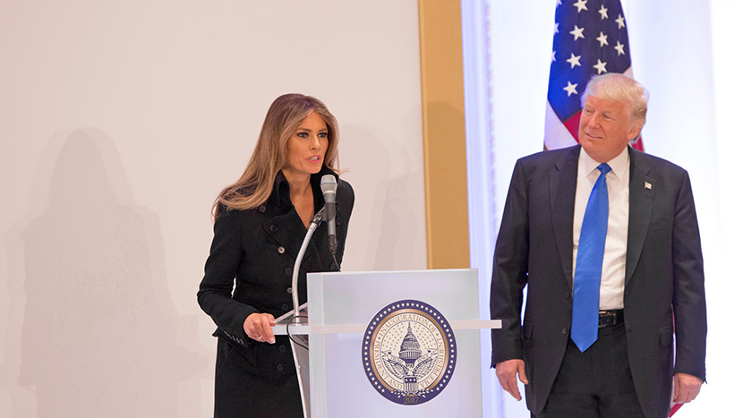 Melania said absolutely everything in 15 seconds which took Americans 20 minutes (PHOTO) (VIDEO)
