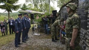Memorijal u čast sećanja na pukovnika-pilota Pavlovića, poginulog tokom NATO agresije