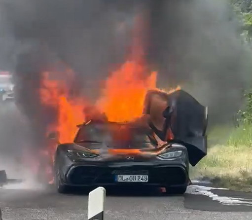 Mercedes-AMG ONE izgoreo u Nemačkoj