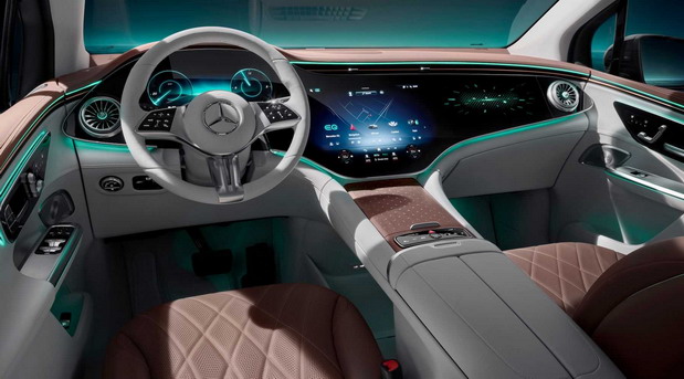Mercedes EQE SUV unutrašnjost