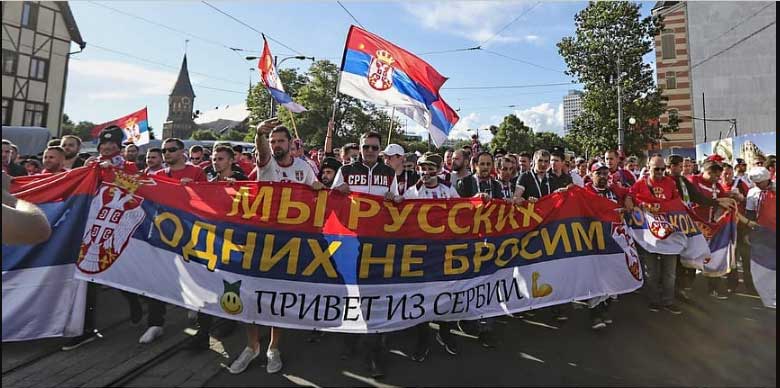 „Mi svoje Ruse ne napuštamo, pozdrav iz Srbije.“