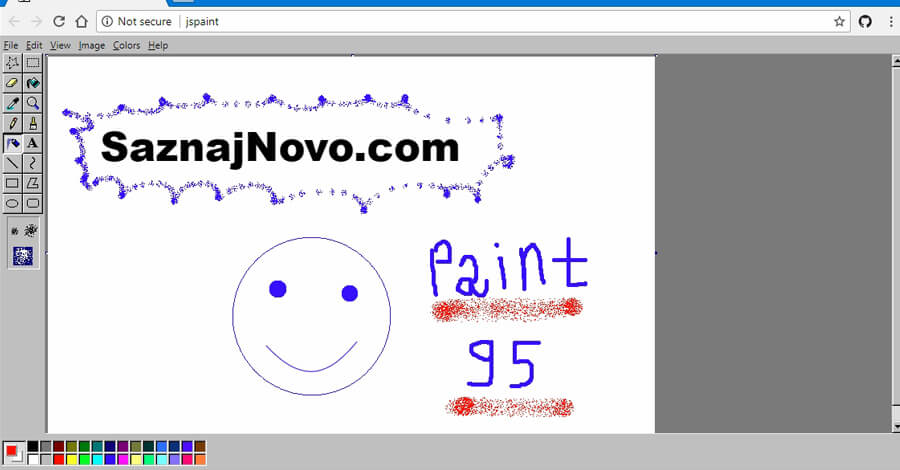 Microsoft Paint u veb pregledaču!