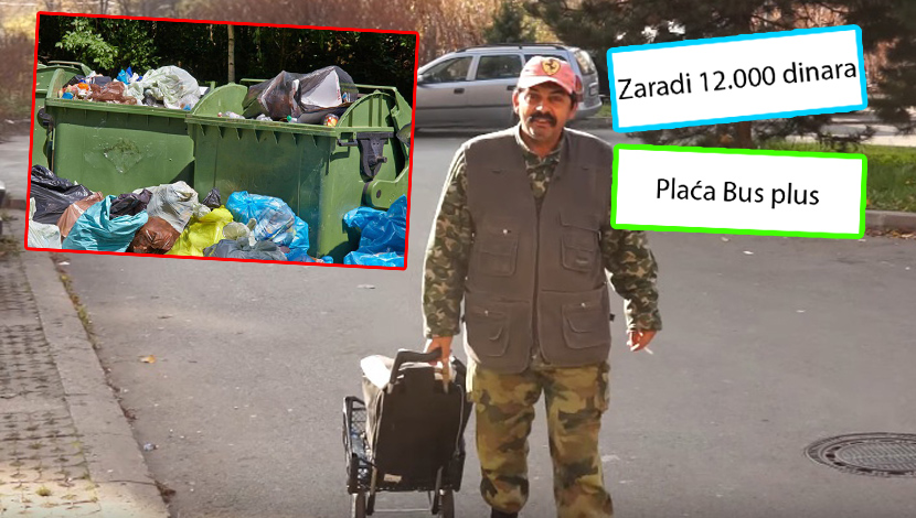 Milan (41) from Zemun speaks 3 foreign languages, and he has been living for 20 years from what he finds in the dumpster (PHOTO) (VIDEO)