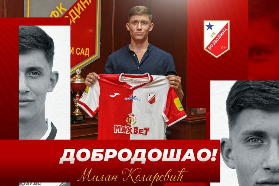 Milan Kolarević novi član FK Vojvodina