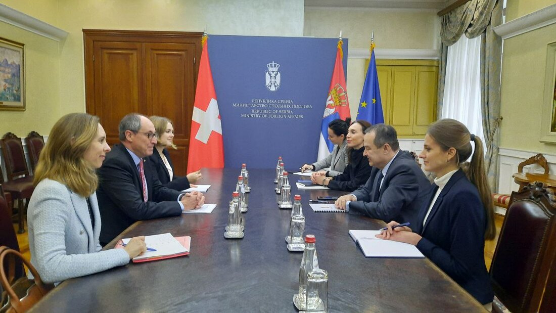 Ministar Dačić primio švajcarskog ambasadora Šmida