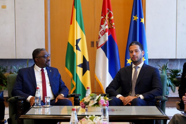 Ministar Udovičić sastao se s predsednikom vlade Sao Tome i Principe FOTO