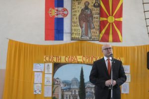 Ministar Vučević u Makedoniji: Imena su nam različita, a prezime nam je isto – Svetosavlje