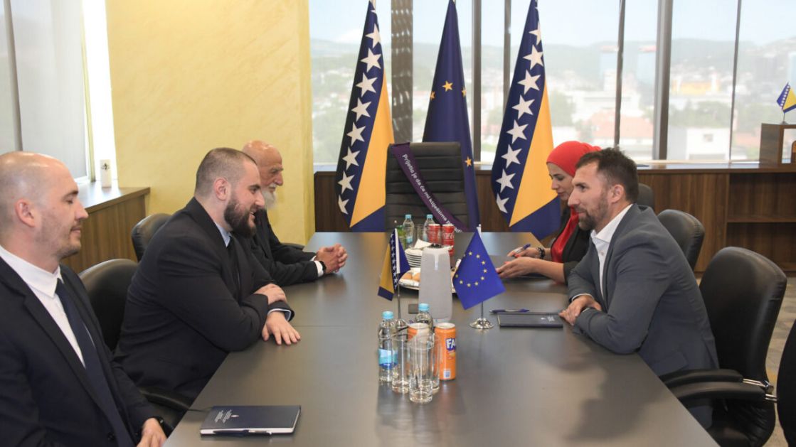 Ministar Zukorlić sa ministrom Delićem u Sarajevu