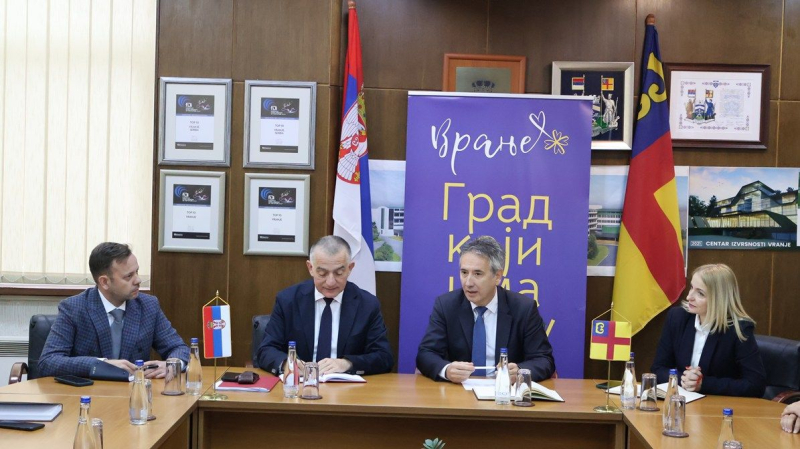 Ministar pravde Nenad Vujić u Vranju