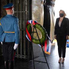 Ministarka Kisić Tepavčević položila venac na Spomenik neznanom junaku