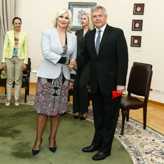 Ministarka Mihajlovićеva sa novim ambasadorom Slovačkе