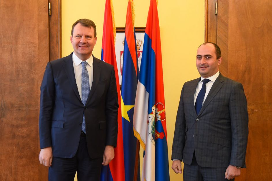 Mirović i šef Misije u Beogradu Ambasade Gruzije o potencijalima za saradnju