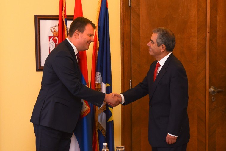 Mirović sa ambasadorom Brazila o unapređenju saradnje