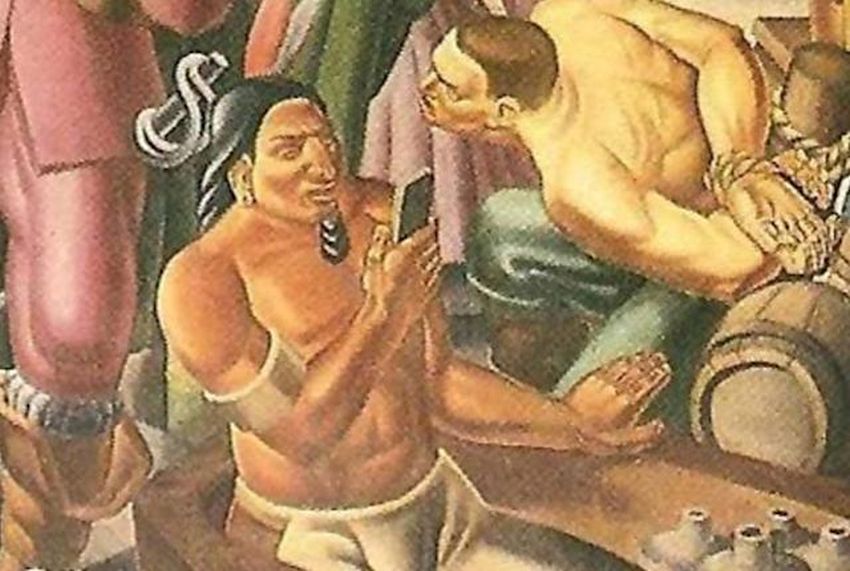 Misteriozni mural iz 1937. najavio dolazak uređaja koji danas ne ispuštamo iz ruku (FOTO)