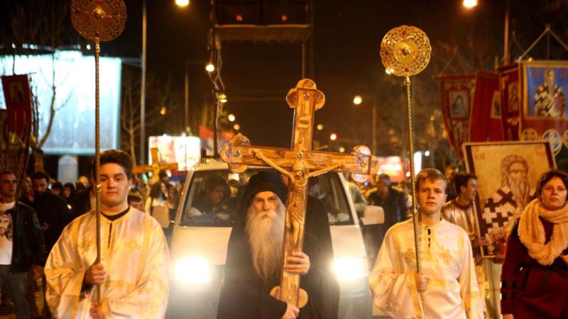 Mitropolit Moskovskog patrijarhata u Ukrajini na litiji SPC u Crnoj Gori