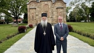 Mitropolit Teodosije sa novim šefom OEBS: Potrebno hitno očuvanje kulturnog nasleđa SPC