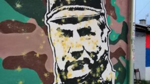 Mlada Vojvodina uništila mural sa likom Ratka Mladića