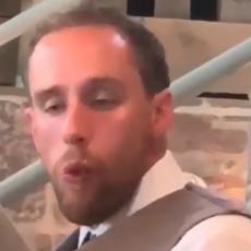 Mladoženja je bio MRTAV PIJAN na sopstvenoj svadbi - pogledajte šta je TAŠTA morala da uradi (VIDEO)