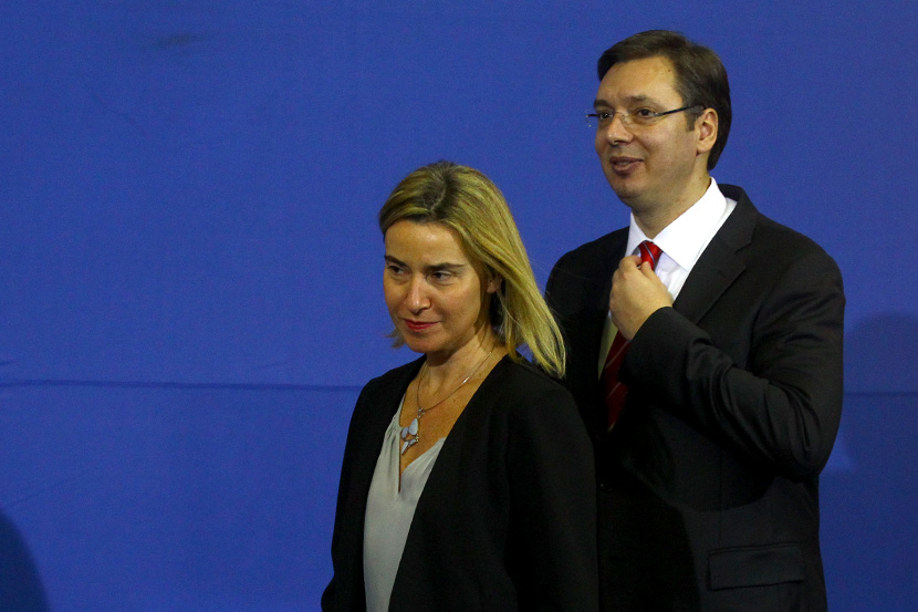 Mogerini: Bila sam zabrinuta, hvala Vučiću